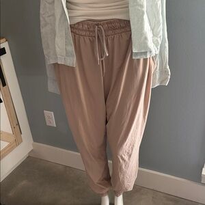 Cult Favorite Blush Baggy with gathered elastic ankles & waist Women's Pants 2x
